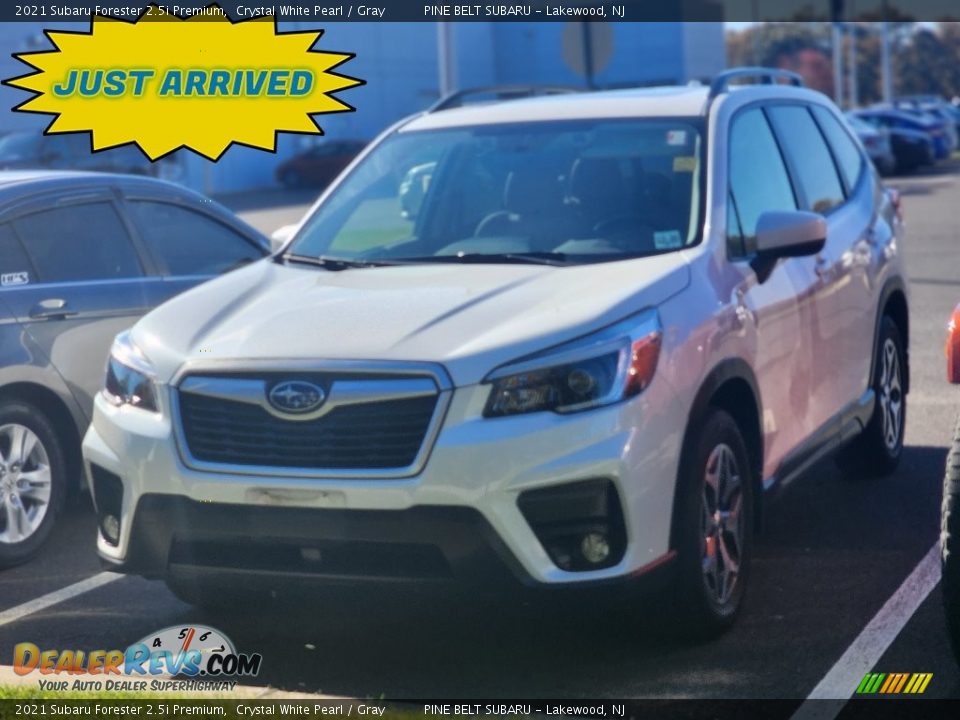 2021 Subaru Forester 2.5i Premium Crystal White Pearl / Gray Photo #1