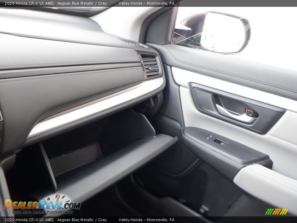 2020 Honda CR-V LX AWD Aegean Blue Metallic / Gray Photo #21