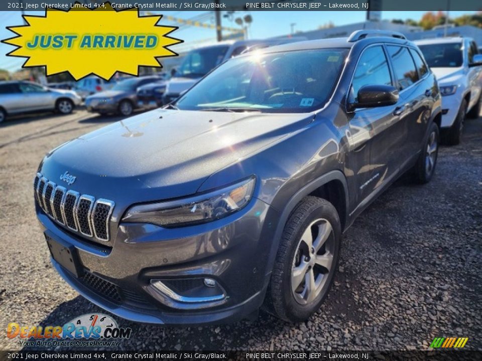 2021 Jeep Cherokee Limited 4x4 Granite Crystal Metallic / Ski Gray/Black Photo #1