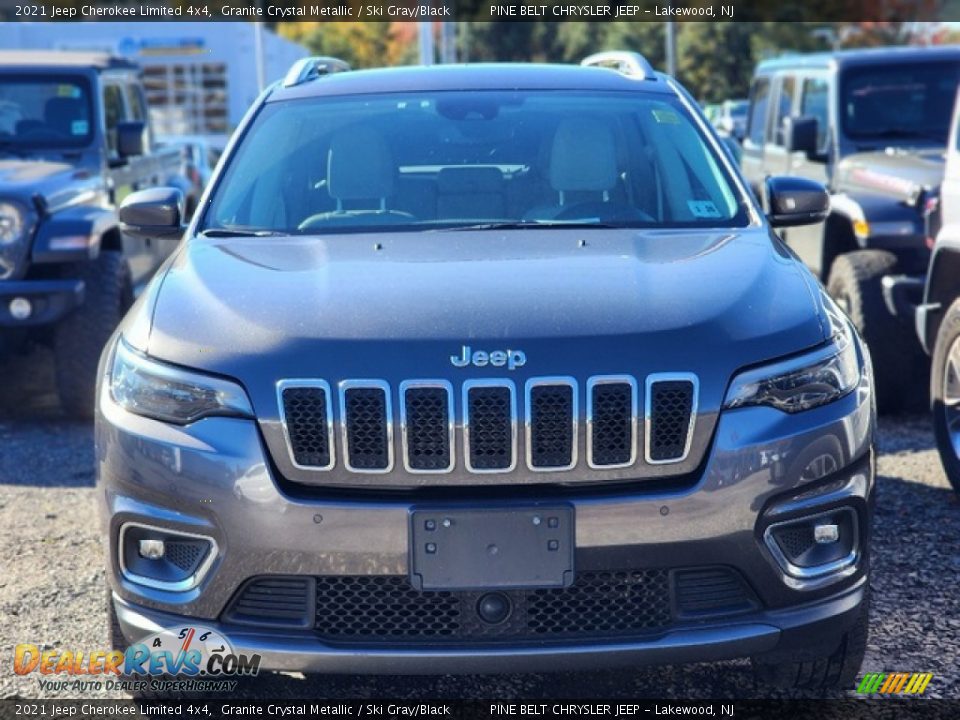 2021 Jeep Cherokee Limited 4x4 Granite Crystal Metallic / Ski Gray/Black Photo #2