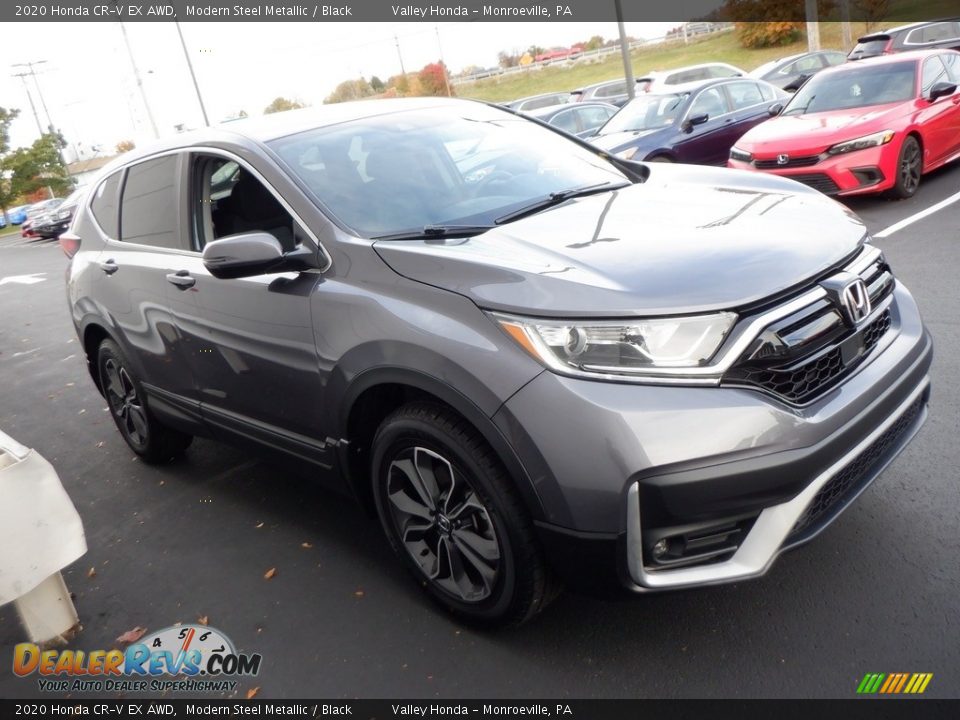 2020 Honda CR-V EX AWD Modern Steel Metallic / Black Photo #4