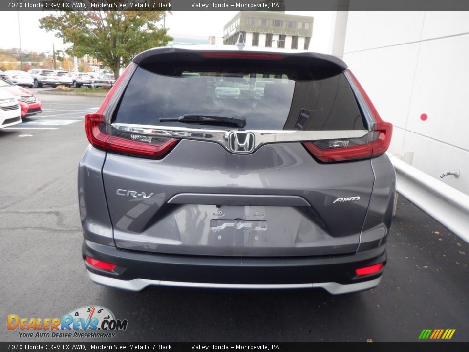 2020 Honda CR-V EX AWD Modern Steel Metallic / Black Photo #6