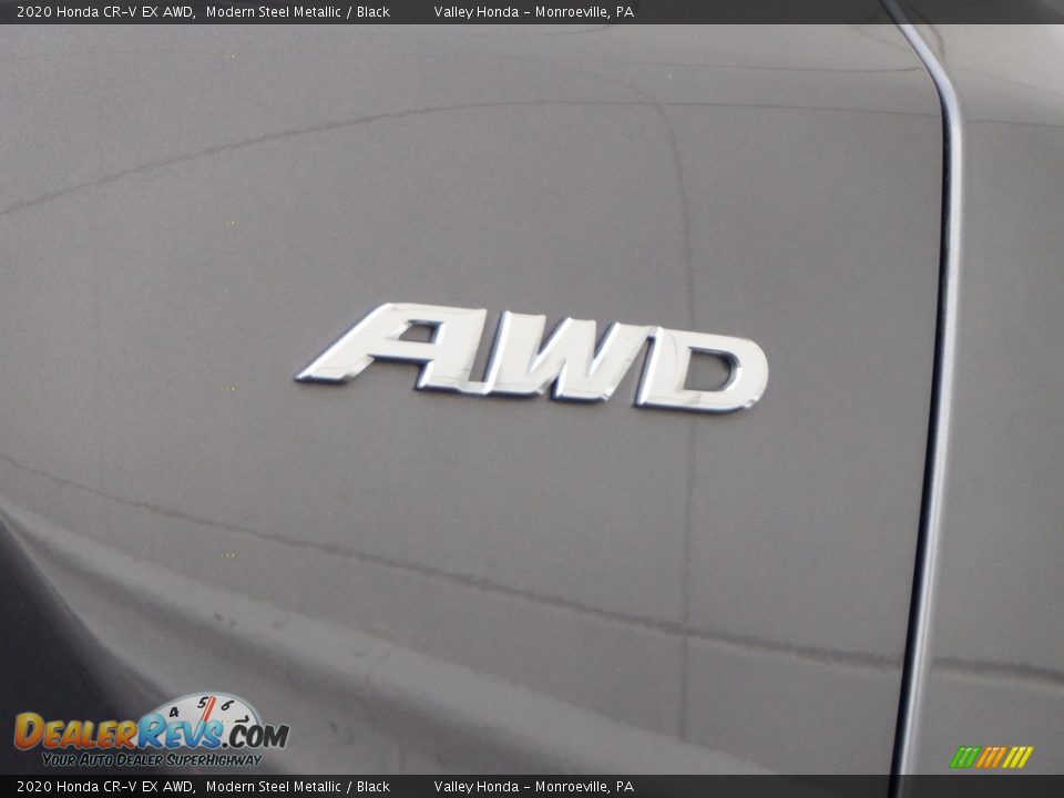 2020 Honda CR-V EX AWD Modern Steel Metallic / Black Photo #7