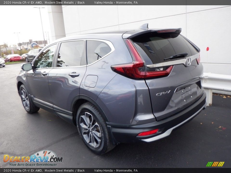 2020 Honda CR-V EX AWD Modern Steel Metallic / Black Photo #8