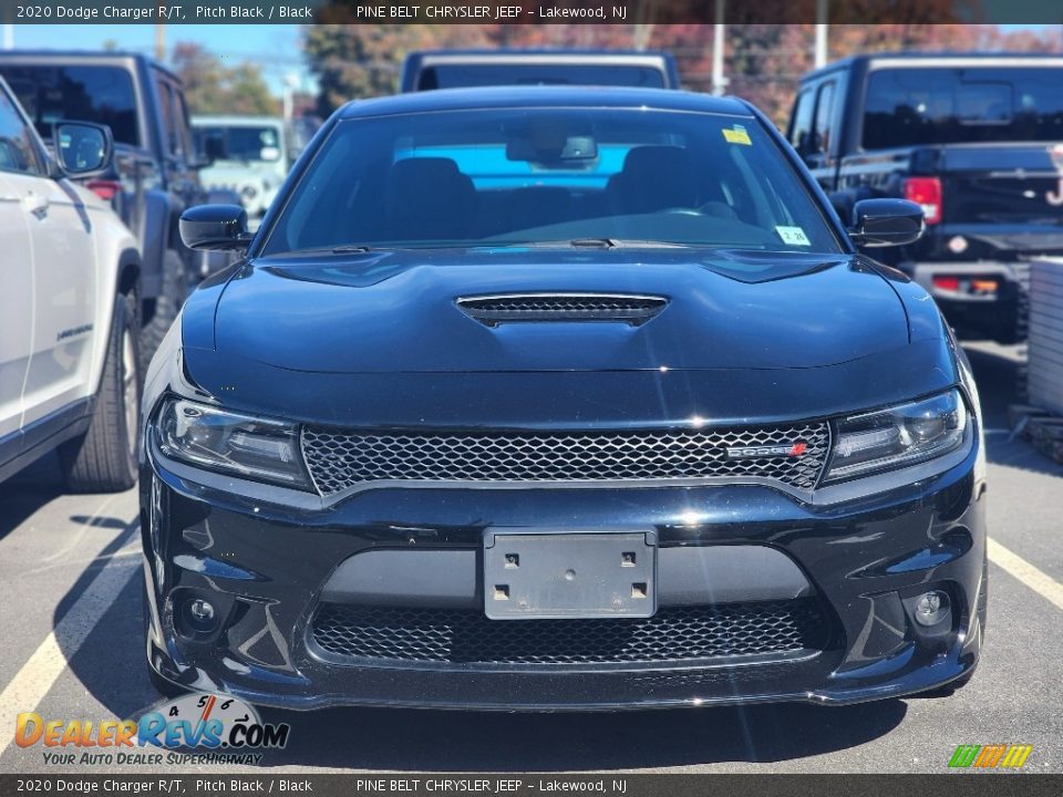 2020 Dodge Charger R/T Pitch Black / Black Photo #2