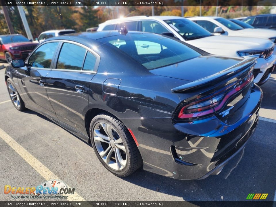 2020 Dodge Charger R/T Pitch Black / Black Photo #4