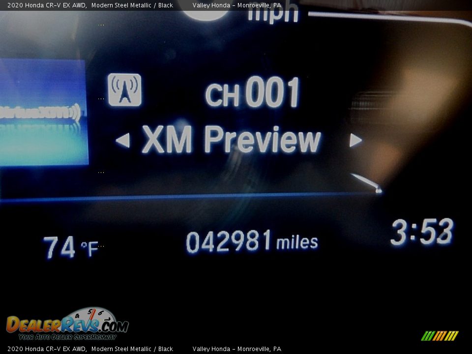 2020 Honda CR-V EX AWD Modern Steel Metallic / Black Photo #34