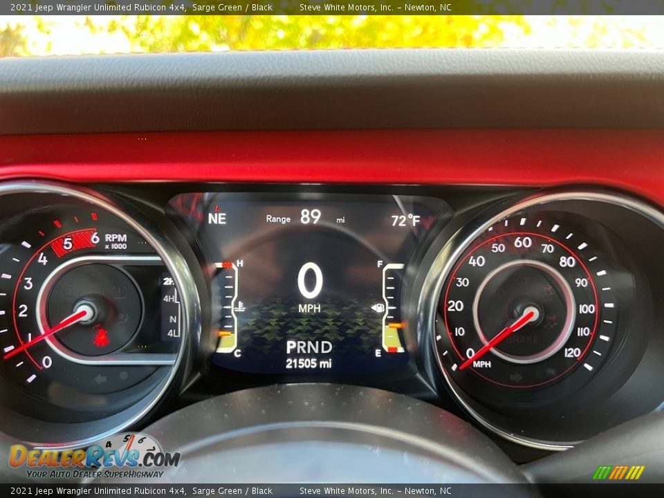 2021 Jeep Wrangler Unlimited Rubicon 4x4 Gauges Photo #23