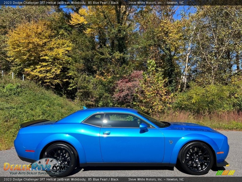 B5 Blue Pearl 2023 Dodge Challenger SRT Hellcat JailBreak Widebody Photo #5