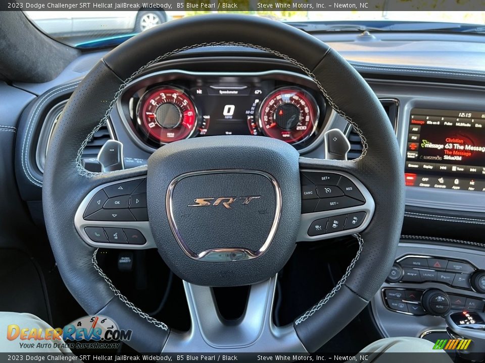 2023 Dodge Challenger SRT Hellcat JailBreak Widebody Steering Wheel Photo #20