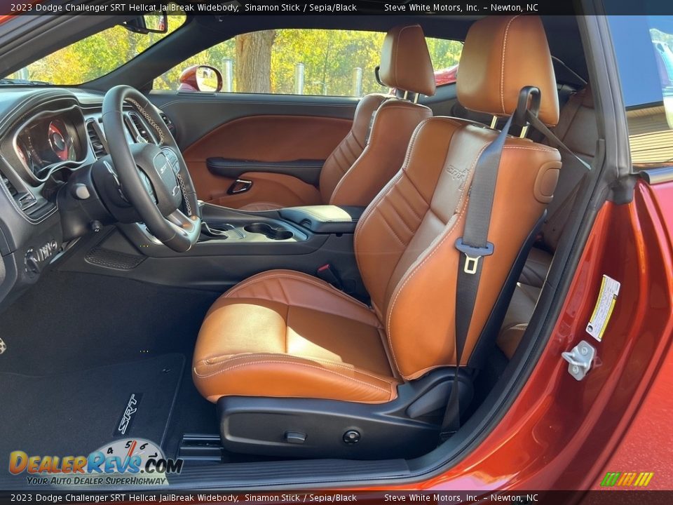 Sepia/Black Interior - 2023 Dodge Challenger SRT Hellcat JailBreak Widebody Photo #14