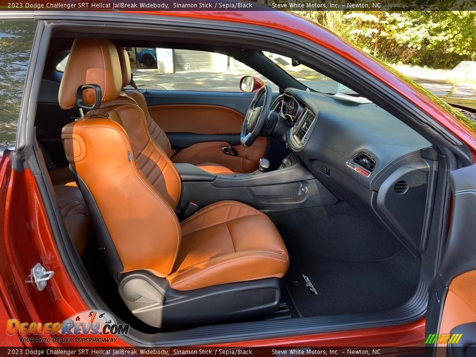 Front Seat of 2023 Dodge Challenger SRT Hellcat JailBreak Widebody Photo #19