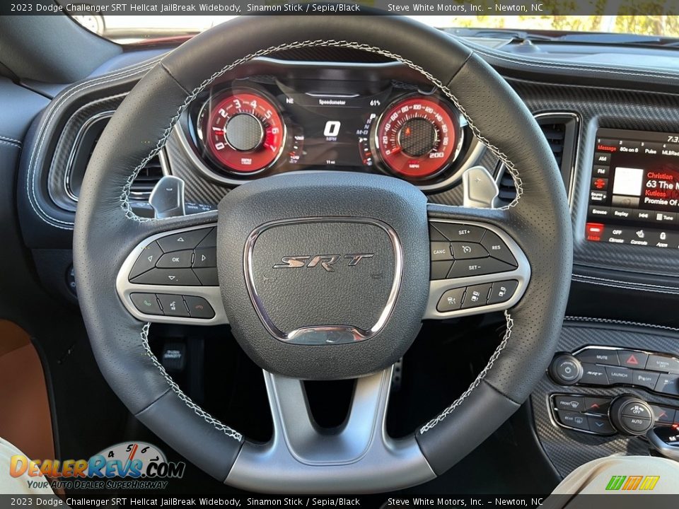 2023 Dodge Challenger SRT Hellcat JailBreak Widebody Steering Wheel Photo #21