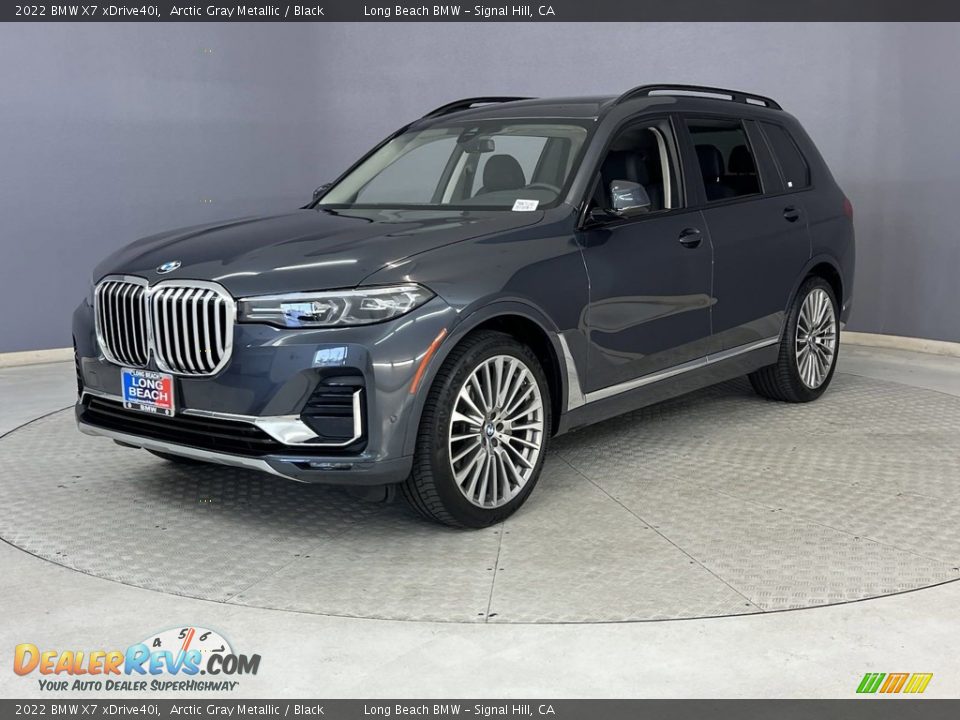 Arctic Gray Metallic 2022 BMW X7 xDrive40i Photo #2