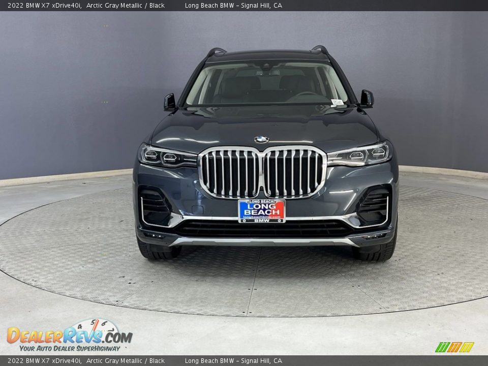 2022 BMW X7 xDrive40i Arctic Gray Metallic / Black Photo #3