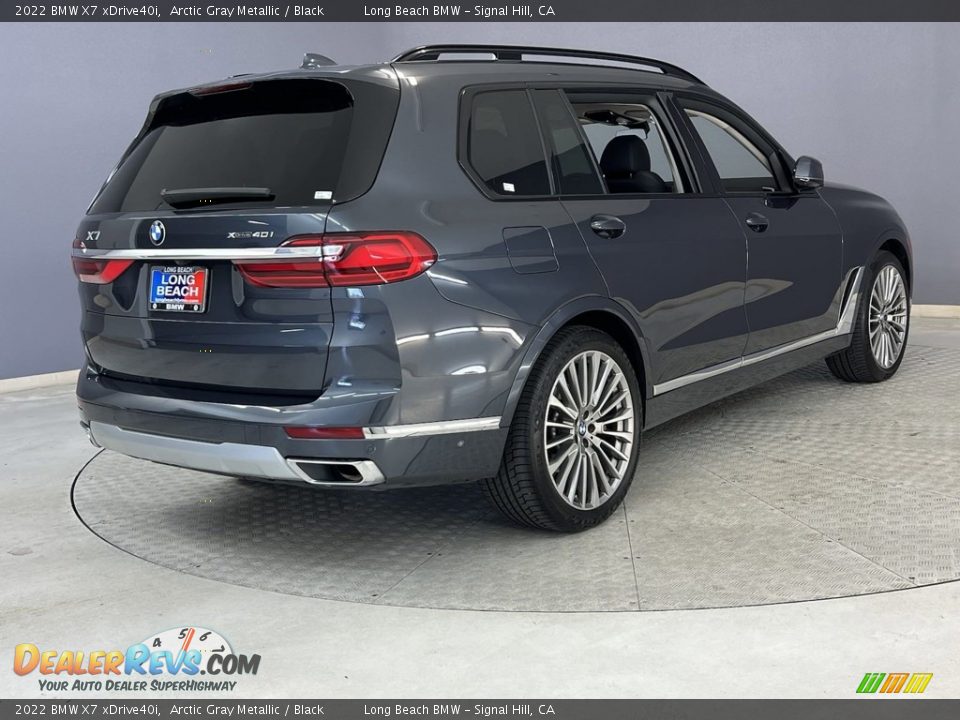 Arctic Gray Metallic 2022 BMW X7 xDrive40i Photo #4