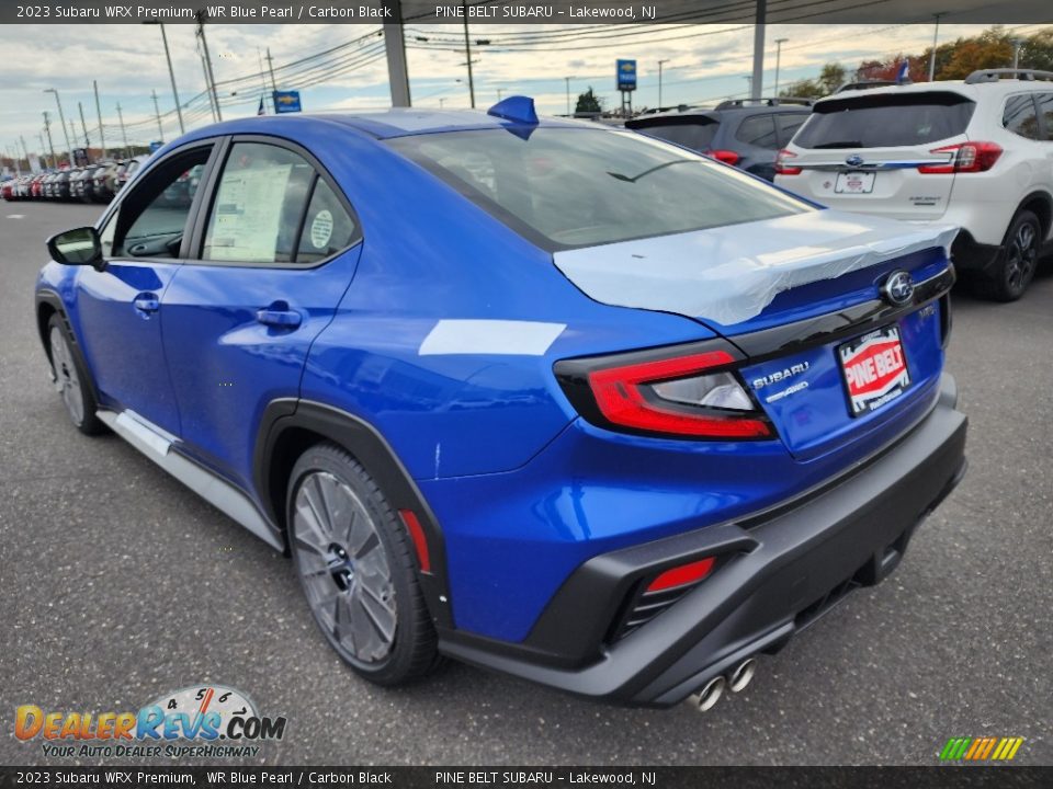 2023 Subaru WRX Premium WR Blue Pearl / Carbon Black Photo #4