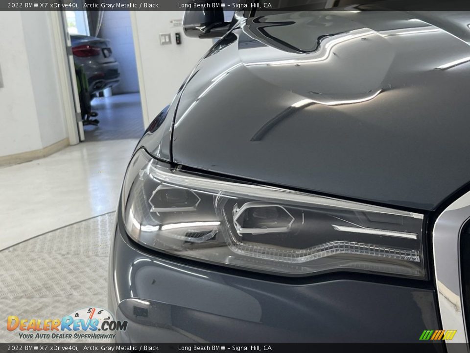 2022 BMW X7 xDrive40i Arctic Gray Metallic / Black Photo #7