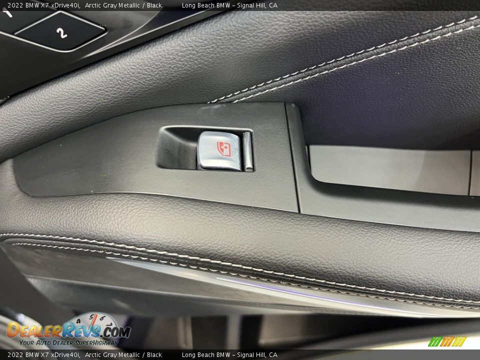 2022 BMW X7 xDrive40i Arctic Gray Metallic / Black Photo #9