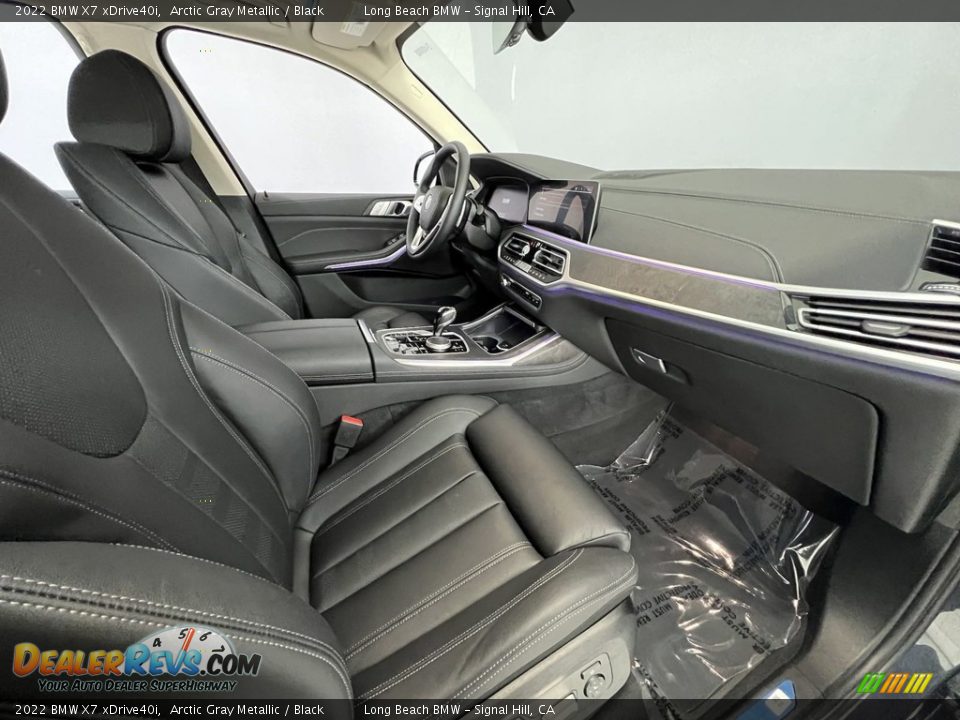 2022 BMW X7 xDrive40i Arctic Gray Metallic / Black Photo #11