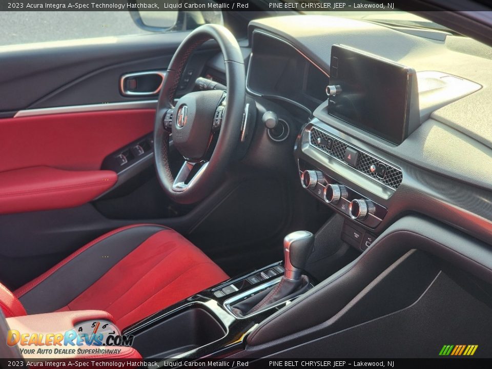 Red Interior - 2023 Acura Integra A-Spec Technology Hatchback Photo #3