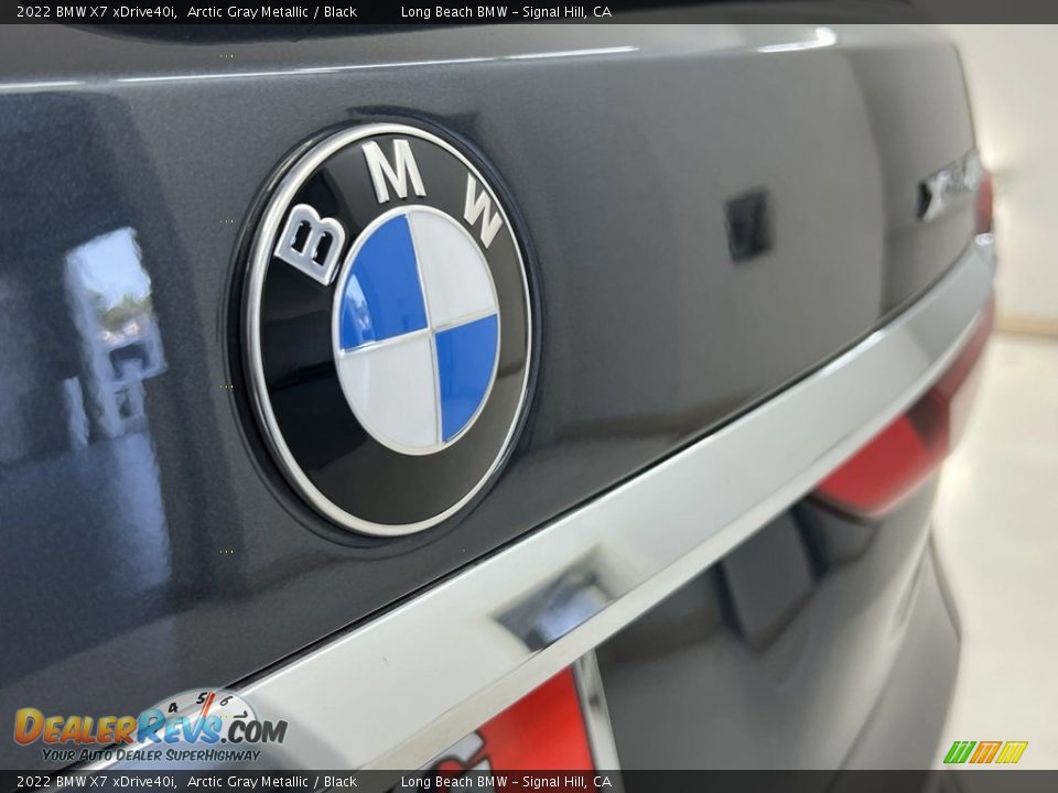2022 BMW X7 xDrive40i Arctic Gray Metallic / Black Photo #14