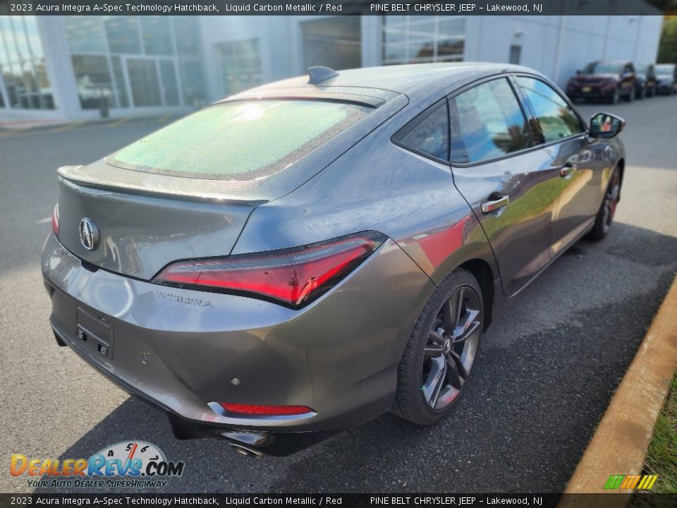 Liquid Carbon Metallic 2023 Acura Integra A-Spec Technology Hatchback Photo #4
