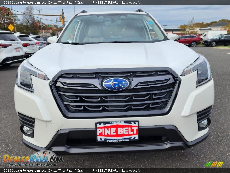 2023 Subaru Forester Limited Crystal White Pearl / Gray Photo #2