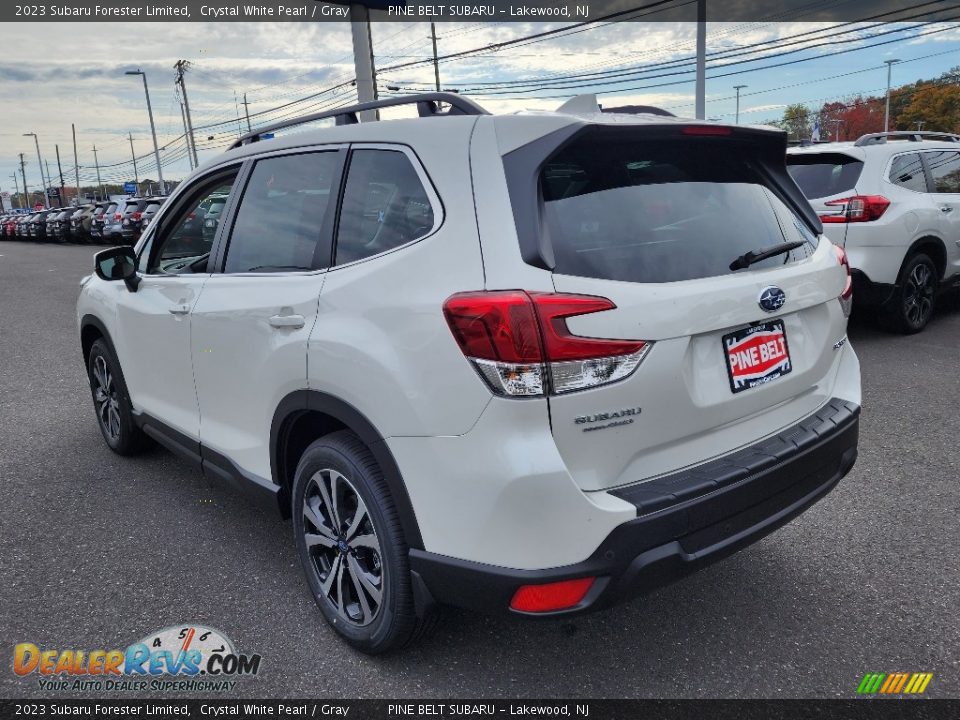 2023 Subaru Forester Limited Crystal White Pearl / Gray Photo #4