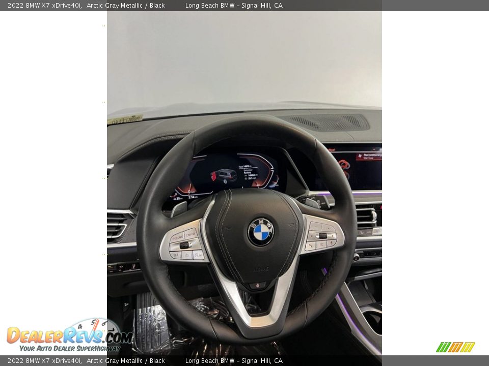 2022 BMW X7 xDrive40i Arctic Gray Metallic / Black Photo #26