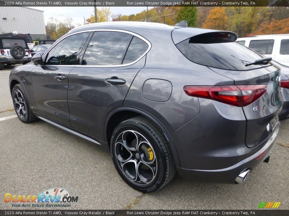 2020 Alfa Romeo Stelvio TI AWD Vesuvio Gray Metallic / Black Photo #2