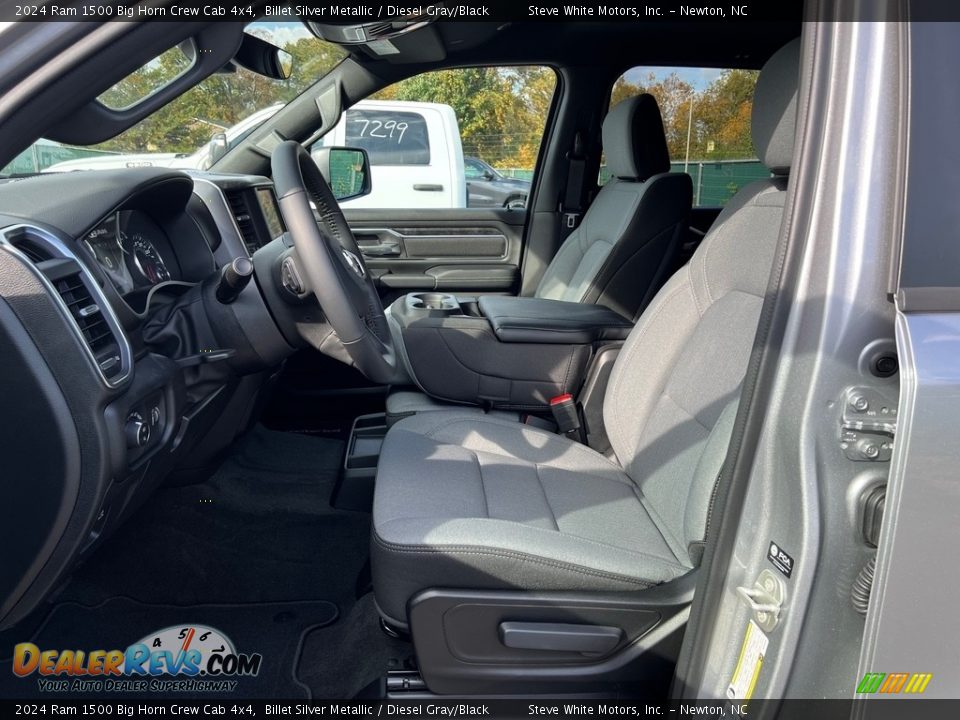 Front Seat of 2024 Ram 1500 Big Horn Crew Cab 4x4 Photo #12