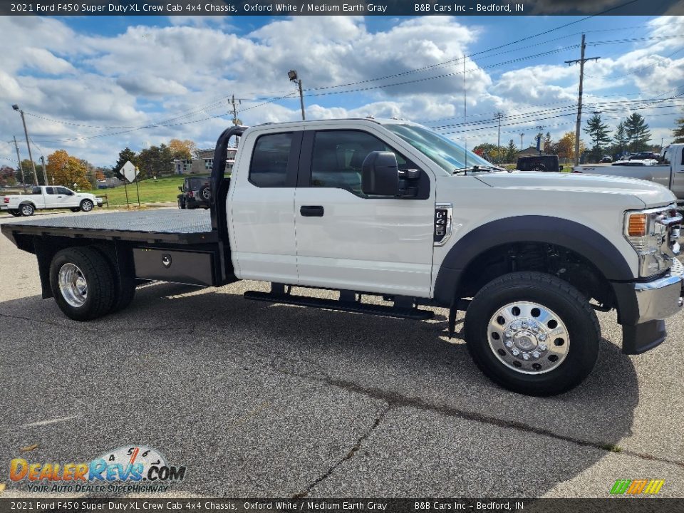 Oxford White 2021 Ford F450 Super Duty XL Crew Cab 4x4 Chassis Photo #1