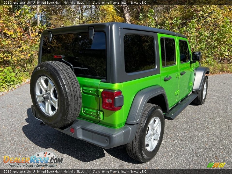 2019 Jeep Wrangler Unlimited Sport 4x4 Mojito! / Black Photo #6