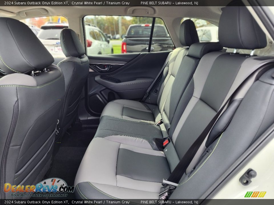 Rear Seat of 2024 Subaru Outback Onyx Edition XT Photo #7