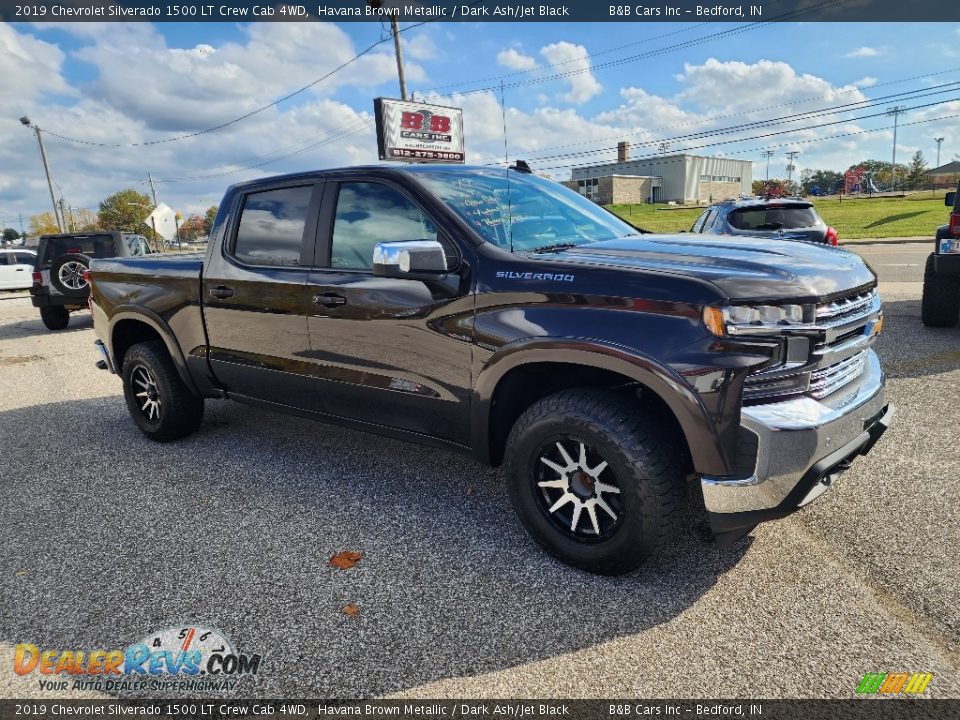 2019 Chevrolet Silverado 1500 LT Crew Cab 4WD Havana Brown Metallic / Dark Ash/Jet Black Photo #1