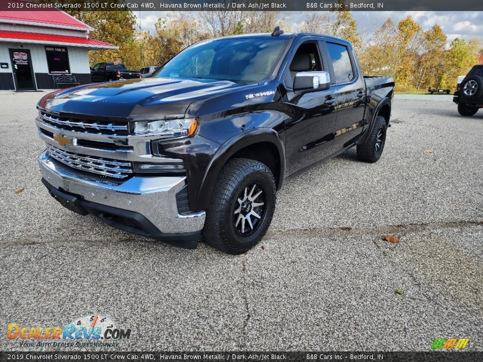 2019 Chevrolet Silverado 1500 LT Crew Cab 4WD Havana Brown Metallic / Dark Ash/Jet Black Photo #3