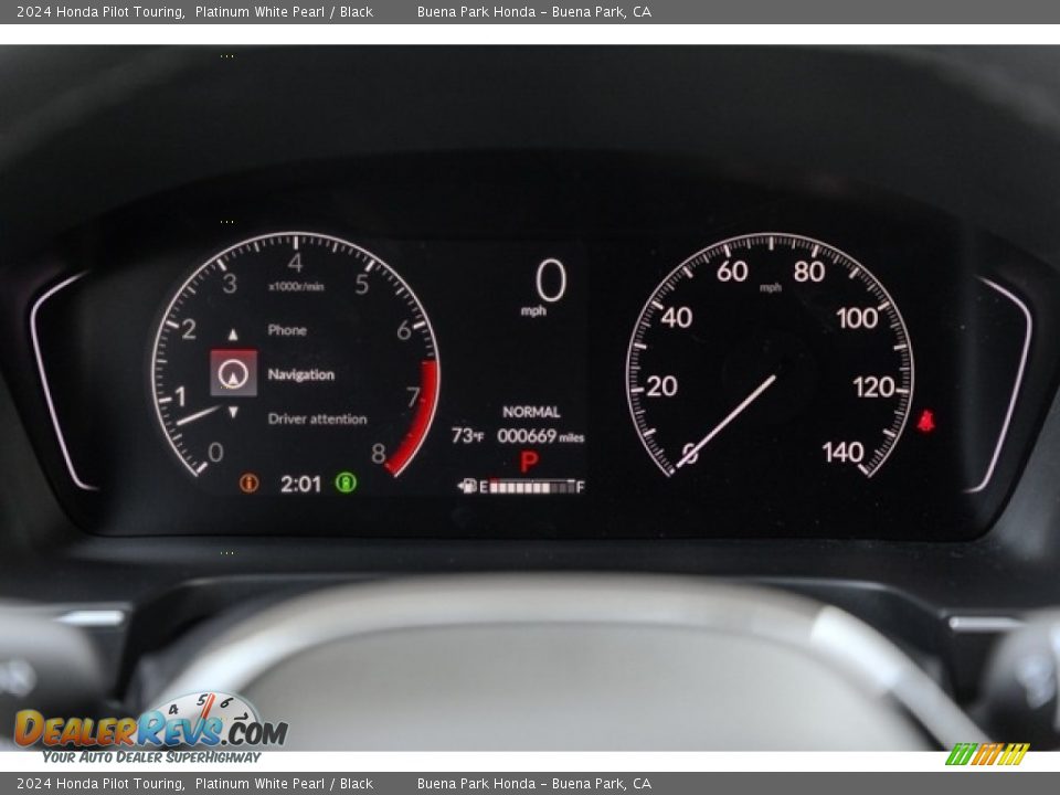 2024 Honda Pilot Touring Gauges Photo #16