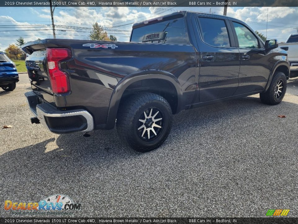 2019 Chevrolet Silverado 1500 LT Crew Cab 4WD Havana Brown Metallic / Dark Ash/Jet Black Photo #7