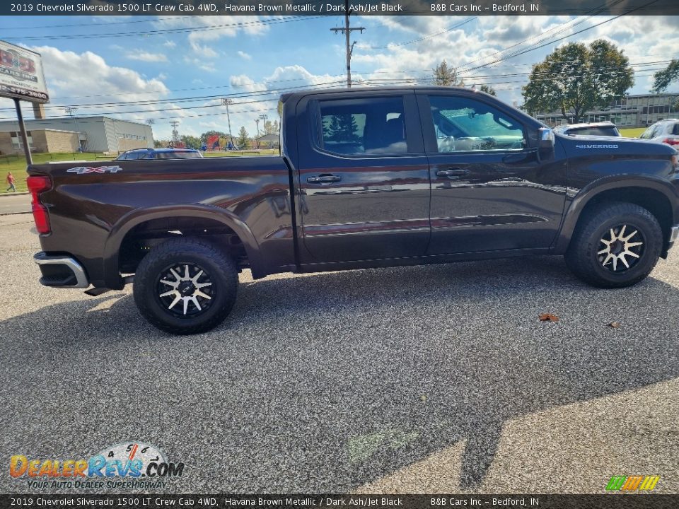 2019 Chevrolet Silverado 1500 LT Crew Cab 4WD Havana Brown Metallic / Dark Ash/Jet Black Photo #8