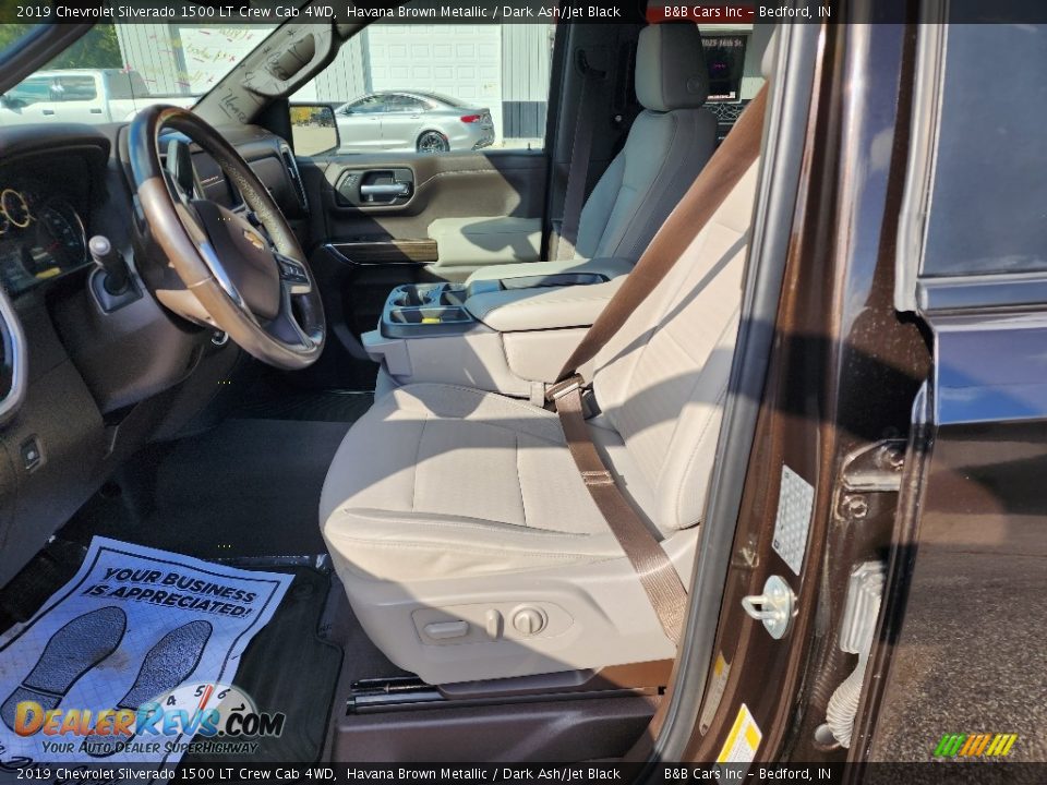2019 Chevrolet Silverado 1500 LT Crew Cab 4WD Havana Brown Metallic / Dark Ash/Jet Black Photo #9