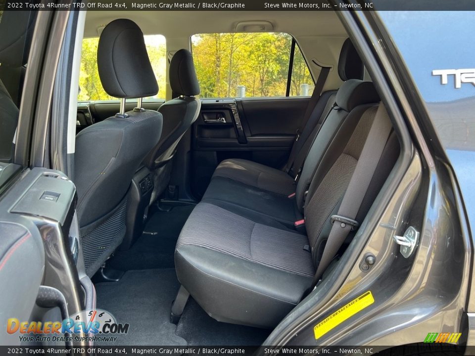 Rear Seat of 2022 Toyota 4Runner TRD Off Road 4x4 Photo #13