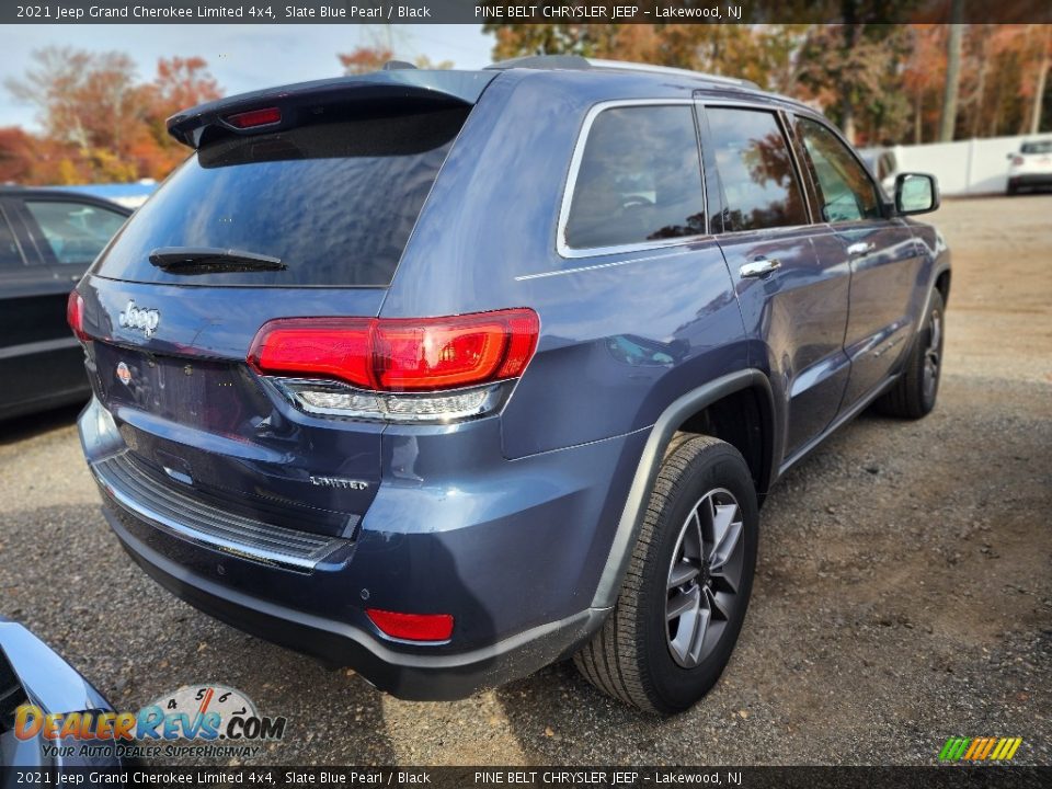 2021 Jeep Grand Cherokee Limited 4x4 Slate Blue Pearl / Black Photo #4