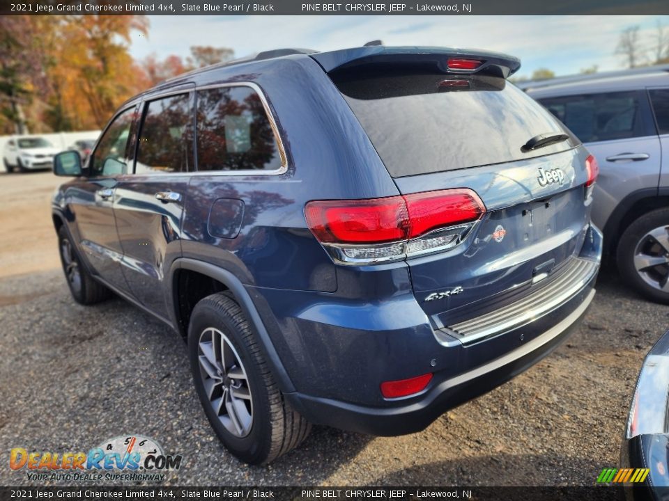 2021 Jeep Grand Cherokee Limited 4x4 Slate Blue Pearl / Black Photo #6