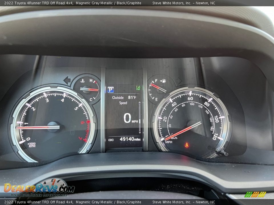 2022 Toyota 4Runner TRD Off Road 4x4 Gauges Photo #18