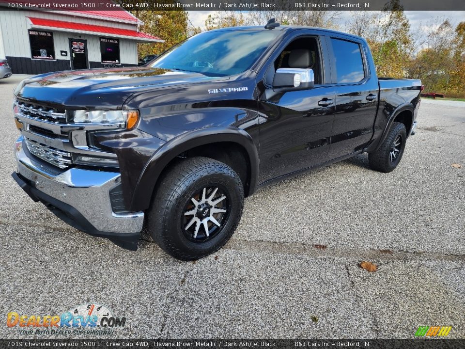 2019 Chevrolet Silverado 1500 LT Crew Cab 4WD Havana Brown Metallic / Dark Ash/Jet Black Photo #28