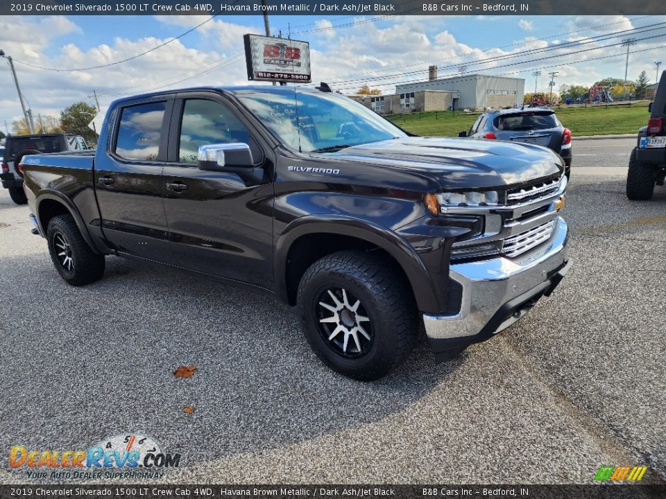 2019 Chevrolet Silverado 1500 LT Crew Cab 4WD Havana Brown Metallic / Dark Ash/Jet Black Photo #29