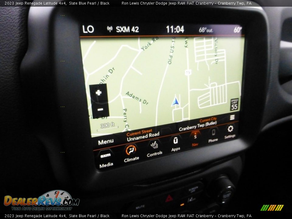 Navigation of 2023 Jeep Renegade Latitude 4x4 Photo #16