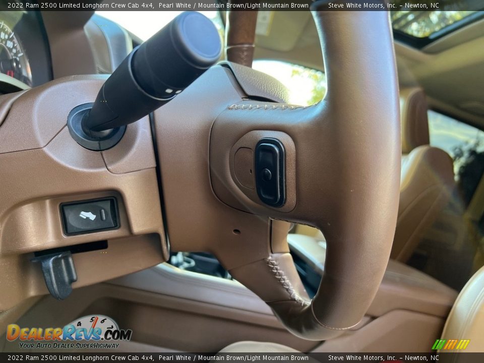 2022 Ram 2500 Limited Longhorn Crew Cab 4x4 Steering Wheel Photo #17