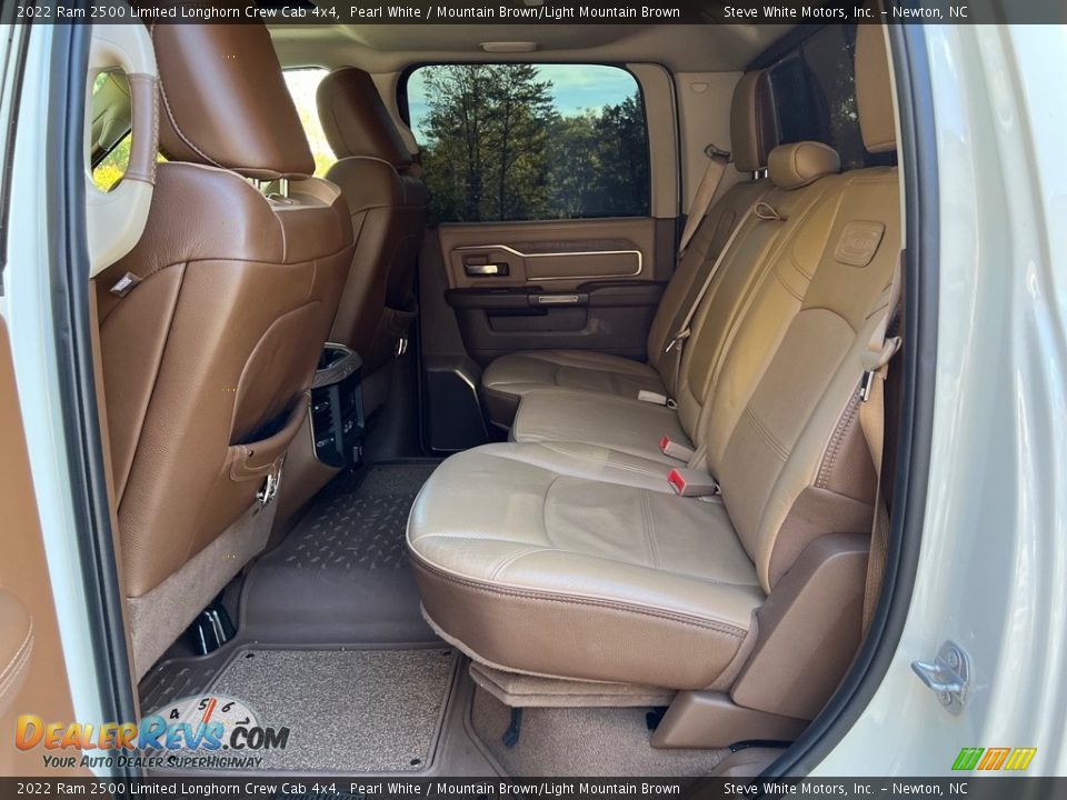 Rear Seat of 2022 Ram 2500 Limited Longhorn Crew Cab 4x4 Photo #19